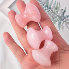 Rose Quartz Mushroom Massage Stone Gua Sha Scraping Tool