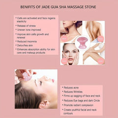 Rose Quartz Mushroom Massage Stone Gua Sha Scraping Tool