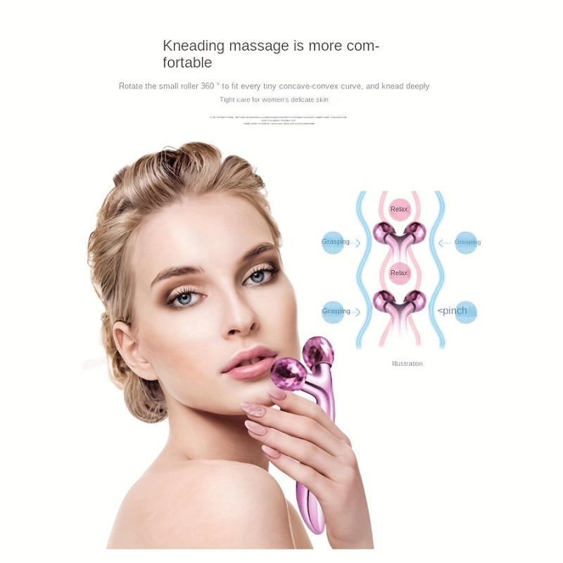 3D Face Massager Roller Contouring Massager For Face Lift & Puffiness Reduction