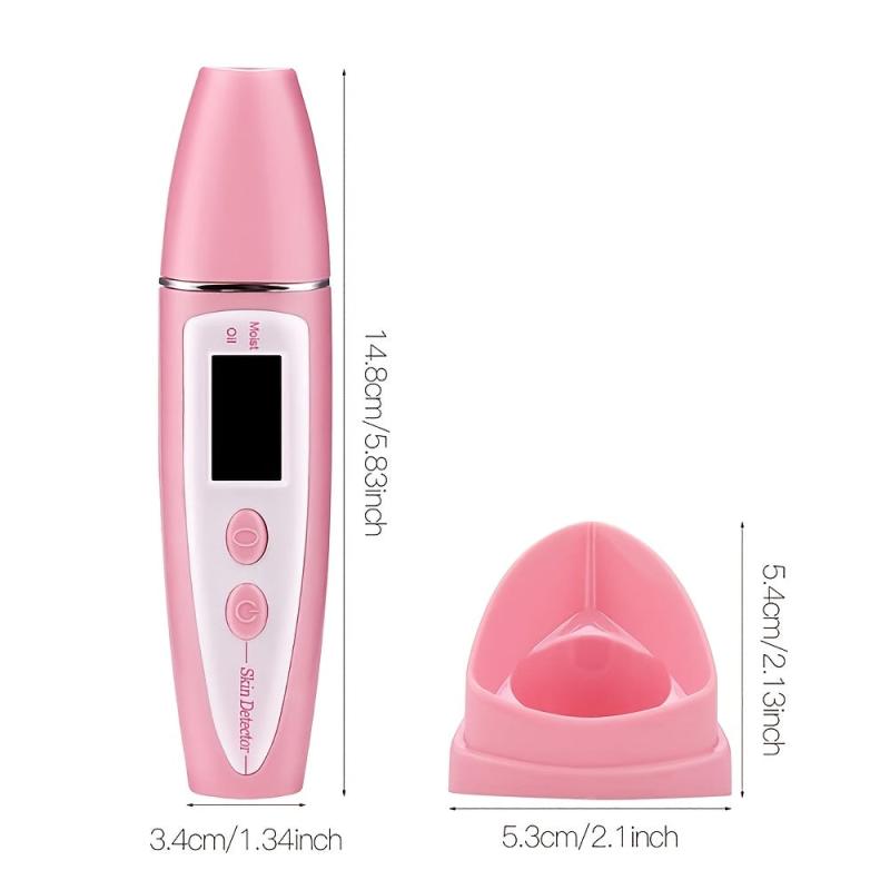 Portable Digital Skin Analyzer - Detect Moisture & Copper Cylinder Test Head