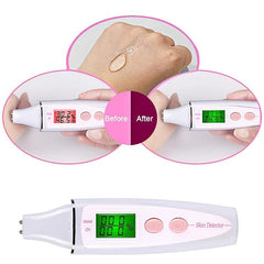 Portable Digital Skin Analyzer - Detect Moisture & Copper Cylinder Test Head