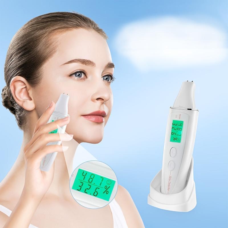 Portable Digital Skin Analyzer - Detect Moisture & Copper Cylinder Test Head