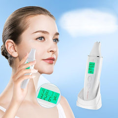 Portable Digital Skin Analyzer - Detect Moisture & Copper Cylinder Test Head