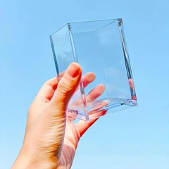 Clear Makeup Brush Holder Organizer Cosmetic Storage Cup