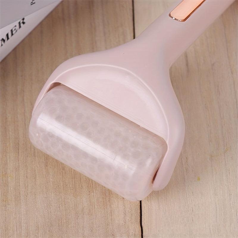Portable Ice Roller for Skin Care and Lifting Pink ABS Handheld Massager