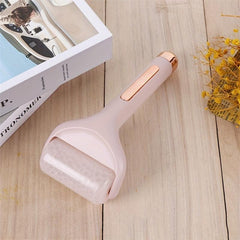 Portable Ice Roller for Skin Care and Lifting Pink ABS Handheld Massager