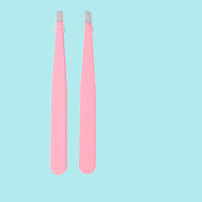 2pcs Precision Eyebrow Tweezers Splinter Facial Hair Removal