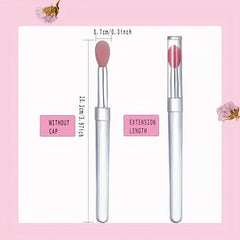 Silicone Small Lip Brush 3PCS Makeup Eye Shadow Lipstick Portable Mask Brush