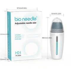 Adjustable 0.25-1.5mm HN24 Titanium Microneedle Hyaluronic Acid Stamp