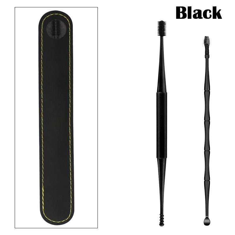 2Pcs Ear Wax Removal Tool 360 Ear Cleaning Sticks Earpick Remover Silicone
