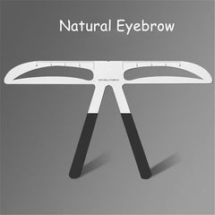 Metal Three Point Eyebrow Ruler Makeup Tool Template
