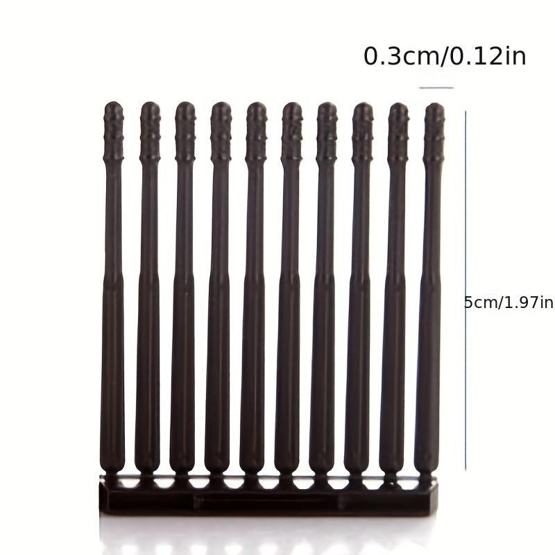 40pcs Disposable Japanese Earwax Remover Sticks Adhesive Spoon for Nose & Ear