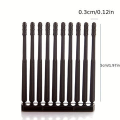 40pcs Disposable Japanese Earwax Remover Sticks Adhesive Spoon for Nose & Ear