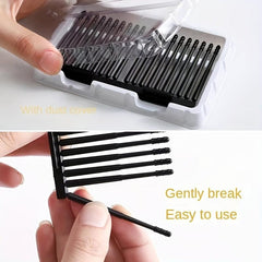40pcs Disposable Japanese Earwax Remover Sticks Adhesive Spoon for Nose & Ear