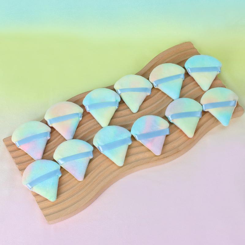 Triangle Face Puffs for Setting Contouring Under Eyes and Corners