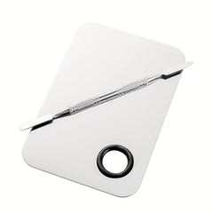 2pcs Stainless Steel Makeup Mixing Palette Stick Kit