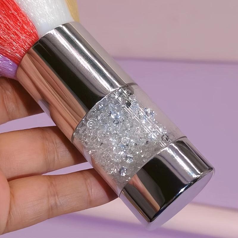Large Powder Mineral Brush with Glitter Handle