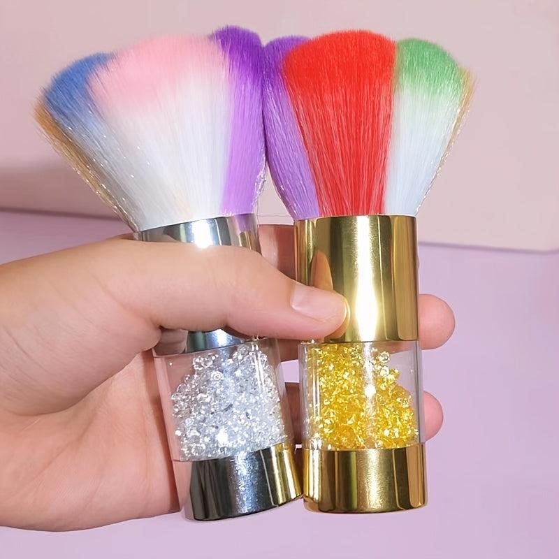 Large Powder Mineral Brush with Glitter Handle