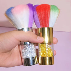 Large Powder Mineral Brush with Glitter Handle