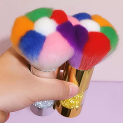 Large Powder Mineral Brush with Glitter Handle
