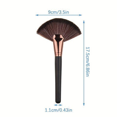 Fan Brush Makeup Highlighting Blush Bronzer Cheekbones