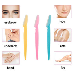18 pcs Eyebrow Razor for Women and Men Exfoliating Safety Facial Hair Remover