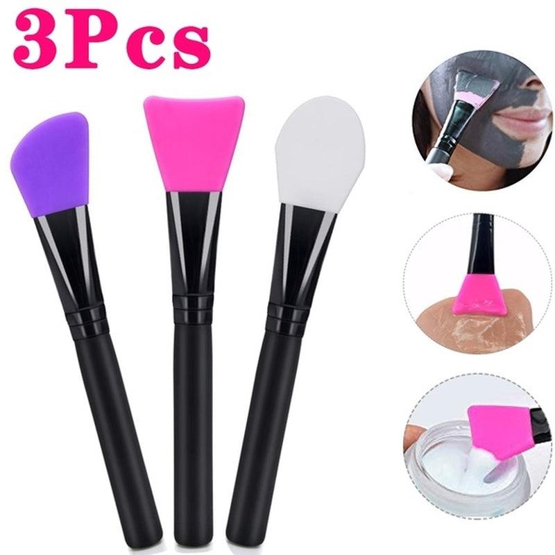 3PCS Silicone Face Mask Brushes Makeup DIY Tool