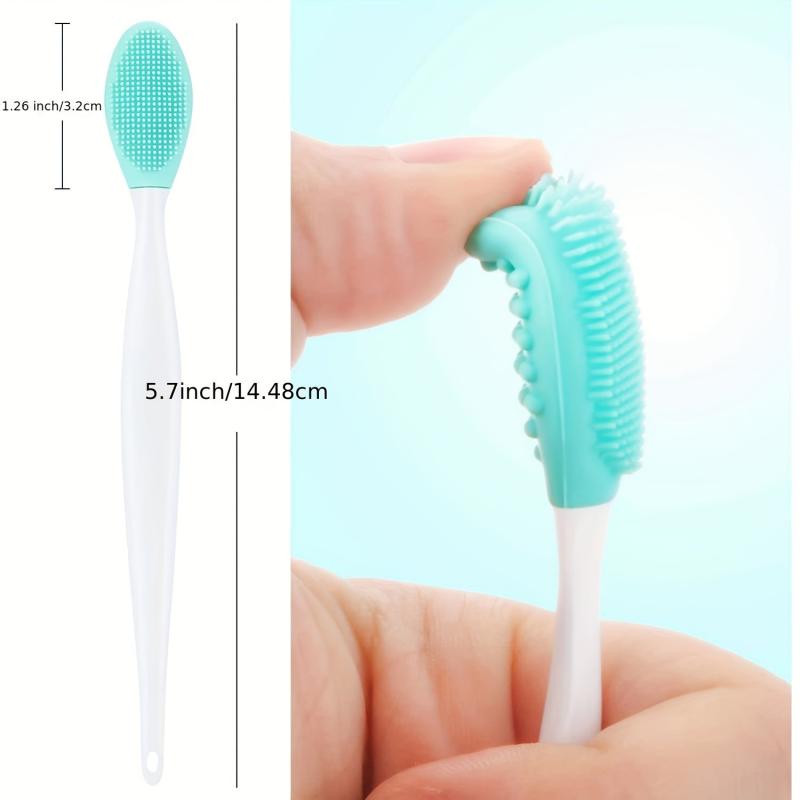 5Pcs Lip Scrub Brush & Facial Cleansing Brush Set