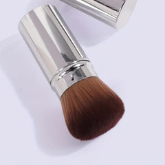 Retractable Kabuki Brush for Blush & Powder, Travel-Friendly