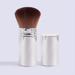 Retractable Kabuki Brush for Blush & Powder, Travel-Friendly