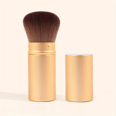 Retractable Kabuki Brush for Blush & Powder, Travel-Friendly