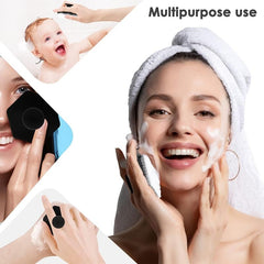 Silicone Face Scrubber Exfoliates and Massages Skin
