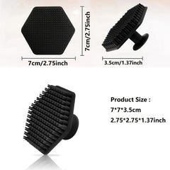 Silicone Face Scrubber Exfoliates and Massages Skin