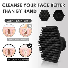 Silicone Face Scrubber Exfoliates and Massages Skin