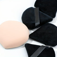5pcs Soft Polychrome Powder Puff Makeup Sponge Stirrer Reusable