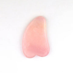 Rose Quartz Gua Sha Facial Massage Beauty Tool