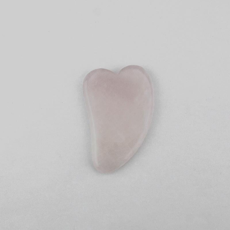 Rose Quartz Gua Sha Facial Massage Beauty Tool