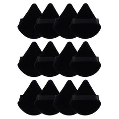 12 Pcs Face Soft Makeup Puff Triangle Powder Puffs Gift