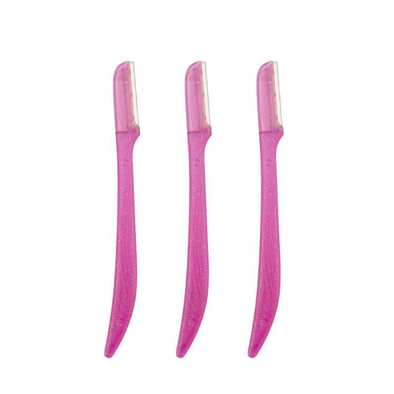 3pcs Eyebrow Razors Plastic Eyebrow and Face Razor for Women