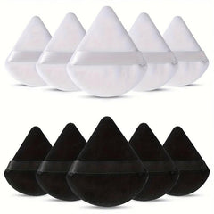 10 PCS Triangle Powder Puffs Soft Plush Powder Sponge Makeup Foundation Sponge