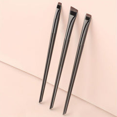 3pcs Eyeliner Brush Set Portable Cosmetic Brushes for Eye Makeup