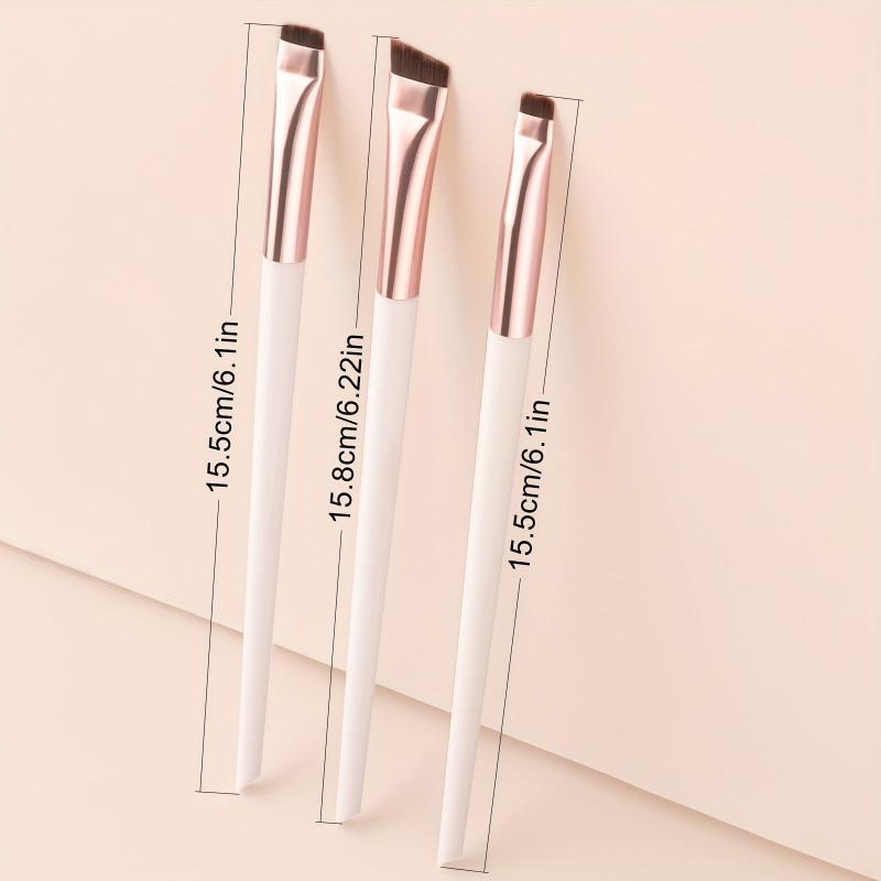 3pcs Eyeliner Brush Set Portable Cosmetic Brushes for Eye Makeup