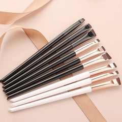 3pcs Eyeliner Brush Set Portable Cosmetic Brushes for Eye Makeup