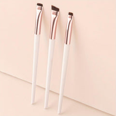 3pcs Eyeliner Brush Set Portable Cosmetic Brushes for Eye Makeup