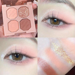 Nude & Deep Earth Matte & Pearly Eyeshadow Palette