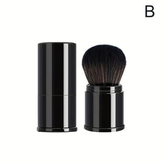 Travel Size Retractable Blush Brush with Lid