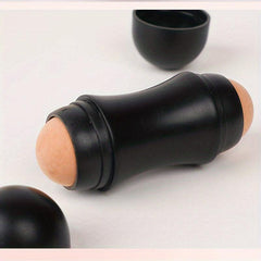 Double Headed Face Absorbing Roller Natural Volcanic Stone Facial Pore
