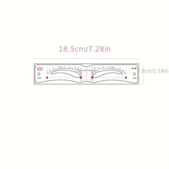 12pcs Eyebrow Stencils for Perfect Brows Variety of Face Shapes