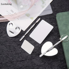 Metal Makeup Palette Spatula Set for Mixing Foundation