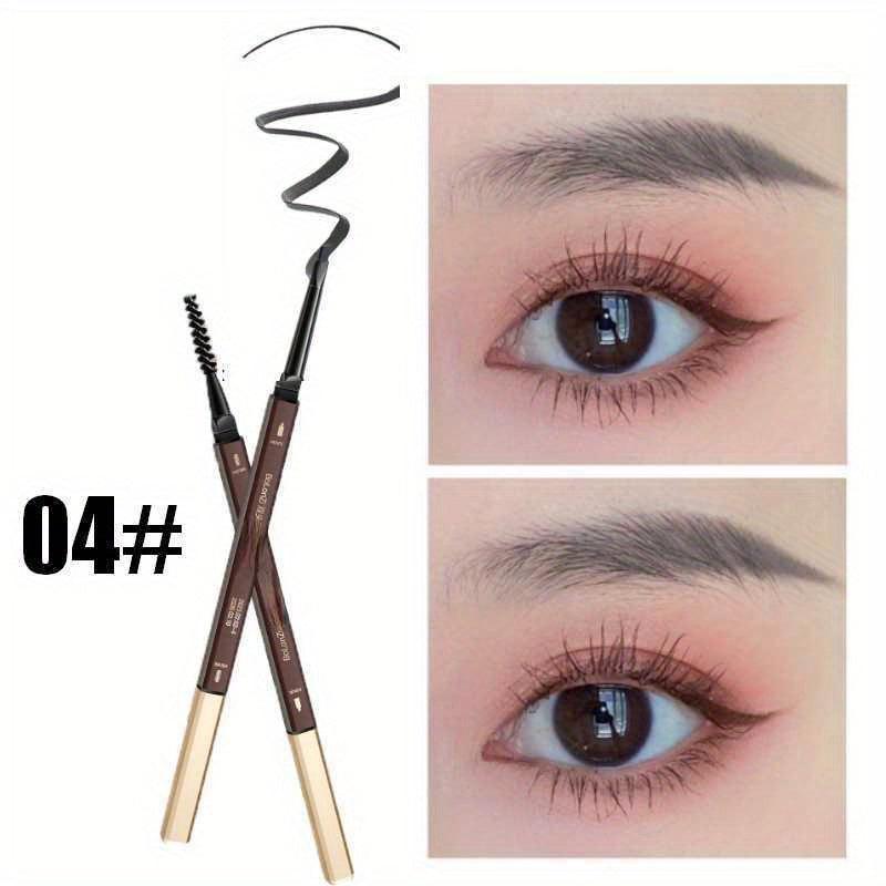 Dual-Ended Eyebrow Pencil, Waterproof 5 Colors, Enhance Women Makeup